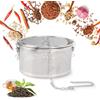 Tissting Colino per Tè e Spezie, Filtro Per Tè In Acciaio Inox, Filtro per Spezie in Acciaio Inossidabile, 18 cm Colino da tè con Maglia, con Gancio a Catena Esteso, Ideale per Cucina e Ristorante