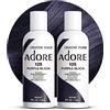 Adore Brillante Colore Capelli Semi Permanente Viola Nero (125), 118ml