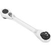 Akozon Chiave a brugola da 1/4 , Mini chiave a bussola professionale a cricchetto Strumento per chiave a cricchetto da 72 denti Cacciavite per chiave dinamometrica esagonale Rilascio rapido(107mm)