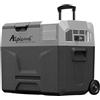 Alpicool ECX40 40L Compressore Frigorifero Frigorifero Elettrico Portatile Auto Frigorifero per Campeggio con Porta USB, Asta telescopica Ruota Ricaricabile (Batteria non inclusa)