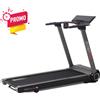 Everfit Tapis Roulant TFK-855 SLIM HRC Salvaspazio Inclinazione Elettrica -APP Ready 3.0- Linea Everfit tfk 855 Salva Spazio Velocità; 0,8 - 20,0 Km/h Piano di corsa 51 x 140 cm Peso max utente 120 kg Tappeto Elettrico Palestra