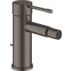 Grohe Essence miscelatore monocomando per bidet con piletta scarico, grafite spazzolato - 32935AL1