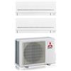 Mitsubishi Electric Climatizzatore Condizionatore Mitsubishi Electric Dual Split Inverter Serie AP-VGK 7+7 con MXZ-2F33VF R-32 Wi-Fi Integrato 7000+7000