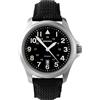 Sekonda Wingman - Orologio da uomo in stile pilota, 43 mm, con datario e cinturino in nylon, resistente all'acqua fino a 50 m