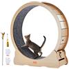 VEVOR Ruota per Esercizi per Gatti 110 cm Ruota per Tapis Roulant Interno gialla