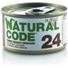 Natural code 24 tonno, manzo e verdure in jelly 85gr