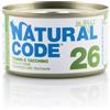 Natural code 26 tonno e tacchino in jelly 85gr