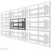 Neomounts Base da pavimento per TV a schermo piatto Neomounts LED-VW2000BLACK Supporto videowall parete 32-75" - Pop-out max 70 kg [LED-VW2000BLACK]
