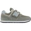 New Balance 574, Sneaker Bambini e ragazzi, Grey G, 30.5 EU