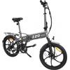 PVY Z20 Pro 20*2.3 pollici bicicletta elettrica pieghevole, motore mozzo 500W, batteria 10.4Ah, 25 km/h, 80-100km - Grigio