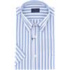 Paul & Shark Camicia a righe azzurre manica corta
