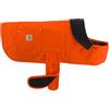 Carhartt Firm Duck - Cappotto isolante per cani, durevole e resistente alle intemperie, per condizioni di freddo e vento, senza PFAS (arancione cacciatore), L