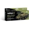 Vallejo VAL71625 Farb, WWII Europa & Nordafrika, 1942-1945 AV Modello Air Set-US Army Europe & Nordafrica