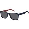 Tommy Hilfiger TH 1718/S Occhiali da Sole, FLL Matte Blue, 56 Unisex-Adulto