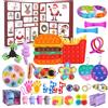 Grarain Calendario Avvento Fidget Toys Calendario dell'Avvento per il conto alla rovescia di Natale con 24 pezzi Sorprese di giocattoli sensoriali adatti a bambini, ragazzi, ragazze, regali