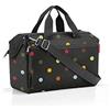 reisenthel allrounder S pocket - Borsa Multifunzione Stile Medico per Viaggio, Lavoro e Tempo Libero, con Tasche, Tracolla e Passante per Trolley, Tessuto Idrorepellente, 11 L, Fantasia a Pois