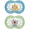 BAMED BABY ITALIA SRL Mam Original 6+ Silicone Maschio 2 Pezzi