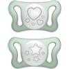 CHICCO (ARTSANA SPA) Chicco Succhietto Micro Lumi Silicone 0-2m 2 Pezzi