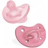 CHICCO (ARTSANA SPA) Chicco Gommotto Silicone Rosa 6-16 Mesi 2 Pezzi