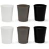 Excelsa z Excelsa Portofino Set 6 Bicchieri, Bianco/Nero/Grigio, 30 Cl., Vetro Soffiato