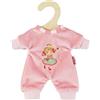 Heless 9581 - Tutina per Bambola Principessa Emily, in Rosa, con Ricamo da Principessa, per Bambole e Peluche di Dimensioni 20-25 cm