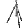 Gitzo GT1542 Serie 1 Treppiede, Mountaineer, 4 Sezioni in Carbonio, Grigio/Nero