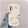 hdqICase Anatra Custodia Onda Silicone Morbido Compatibile con Samsung Galaxy A33 5G Bianco Cover