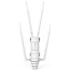 WAVLINK AC1200 Punto di accesso wireless a lungo raggio per esterni, resistente alle intemperie, doppia banda 2,4 + 5 G 1200 Mbps Wi-Fi AP/ripetitore Wi-Fi/Easymesh 3 in 1 con porta Gigabit PoE