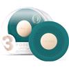 Foreo Ufo 3 Go, Dispositivo da Viaggio per Maschera Viso Antirughe, Idratazione, Terapia a Luce Rossa e LED a Spettro Completo, Termoterapia, Massaggio T-Sonic, Compatto, Evergreen