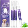 nailpretty 3 pezzi pet toothbrush pen, Penna per la Pulizia dei Denti del Cane/Gatto per la Cura dei Denti,rimuove macchie e tartaro di animali domestici, alito fresco, rinforza i denti
