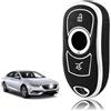 TOOMUME Cover Chiave TPU, Custodia Chiave 3 Tasti Adatto per Opel Vauxhall Insignia B Astra K Corsa E Zafira C Meriva B Buick Encore Envision Verano, Copri Chiavi Guscio Chiave Auto Telecomando
