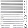 Waltboar Kit bruciatore grill per griglie Charbroil convettivo o infrarosso 5 e 4 bruciatori 463448021 463451022 463465022; ricambi griglia Charbroil; parte griglia Charbroil; Bruciatore per griglia