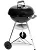 Weber Barbecue Carbone Compact Kettle, Senza Benzina, Compatto, Pitturato, Acciaio Inossidabile, Outdoor