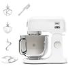 Kenwood KMX750AW Impastatrice Planetaria, 1000 W, 61 Decibel, Acciaio, plastica, Bianco