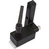 Hililand 30mm Limitatore di Scivoli Attrezzi a T Accurati per Falegnameria in Lega di Alluminio Strumenti Manuali Fai-da-te