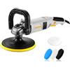 DEKOPRO Lucidatrice orbitale elettrica per auto: DEKOPRO 1200W Kit Lucidatore Elettrico con avvio morbido a velocità costante 600-3000RPM e disco da 180 mm - per lucidatura, cera e dettagli di auto