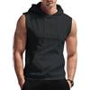 AIEOE Canotte da allenamento da uomo senza maniche felpe con cappuccio gilet atletico allenamento palestra in cotone canotte con cappuccio sport bodybuilding fitness magliette muscolari, Grigio, XS