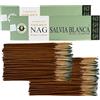LAMARE Bastoncini di incenso Salvia Bianca (White Sage) by LAMARE - 200 g - 10 confezioni da 20 g (140-180 bastoncini) - Aromaterapia - Meditazione - Yoga - Confezione ecologica