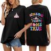 PASUDA T Shirt Donna Manica Corta Estiva Oversize Magliette Girocollo Cotone T-Shirt Casual Tee Shirt Maniche Corte Top Camicia (Nero, L)