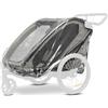 hauck Parapioggia per Rimorchio Bici Bambini Bike N Walk Duo 67 x 64 x 100 cm - Copertura Antipioggia con Bordo Catarifrangente e Aperture di Ventilazione, Facile da Montare - Trasparente