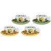 THUN - Set Quattro tazzine Happy Country