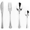 Excelsa London Servizio 24 Posate, Acciaio Inossidabile, Argento