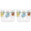 THUN, Set 2 Coppette Gelato in Vetro, Casa e Cucina, Linea Mare da Amare, 8.5 x 7 x 7 cm, 300 ml di Capienza