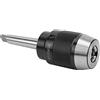 Risegun Mandrino per trapano senza chiave Integrale Mandrino Keyless con gambo dritto, accessorio per utensili hardware per tornio APU13-MTA2