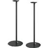 goobay Supporto Altoparlante per Sonos Era 100 - Altezza 71,5 cm - Fino a 3 kg - Acciaio Nero - Gestione Cavi - 71026