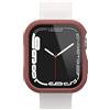 OtterBox Bumper Eclipse, Apple Watch Series 9/8/7-45mm, Rosa/Rosso | Bumper e Vetro Temperato, anti urti e cadute, sottile e protettivo per schermo e bordi