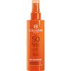 Collistar Latte Spray Abbronzante Idratante SPF 50, Protezione Solare Viso e Corpo, Water Resistant, Texture Leggera, Rapido Assorbimento, 200 ml