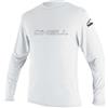 ONEILL WETSUITS Basic Skins Long Sleeve Sun, Camicia Unisex-Bambini, White, Size 16