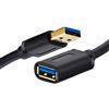TanQY Cavo di prolunga USB 3.0 da 8 m, USB 3.0 ad alta velocità, da tipo A maschio a A femmina, per Playstation, Xbox, unità flash USB, hard disk, lettore di schede, scanner, stampante, tastiera (nero, 8 m)