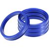 A ABSOPRO Anelli Centrici Per Cerchi Auto 4 Pz 67.1mm-57.1mm | Diametro Esterno 67.1mm, Diametro Interno 57.1mm, Spessore 10mm, Funzione Antivibrazione, Uso Universale